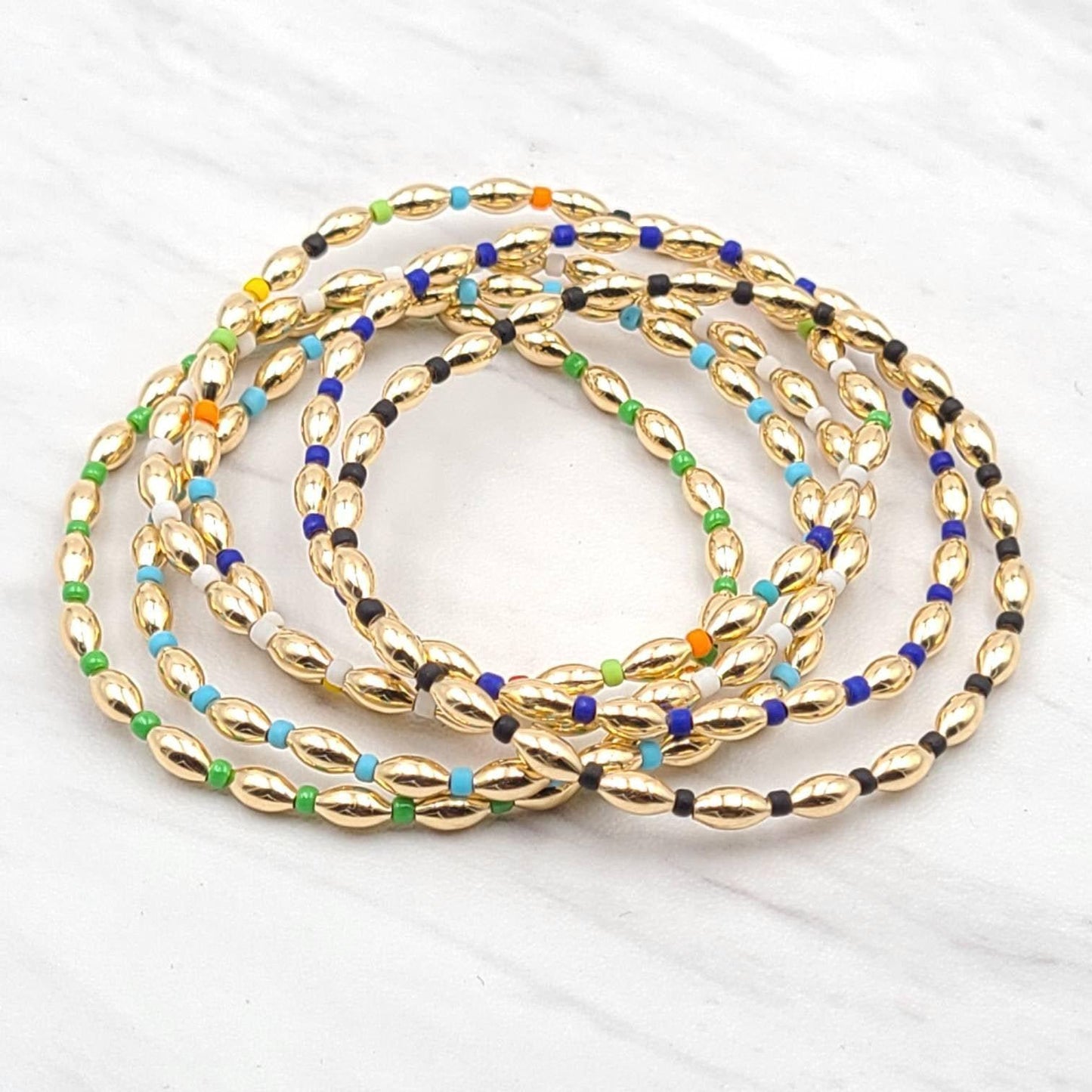 Gold Stack Bracelet, Gold Filled Bracelet, Non Tarnish Bracelet,