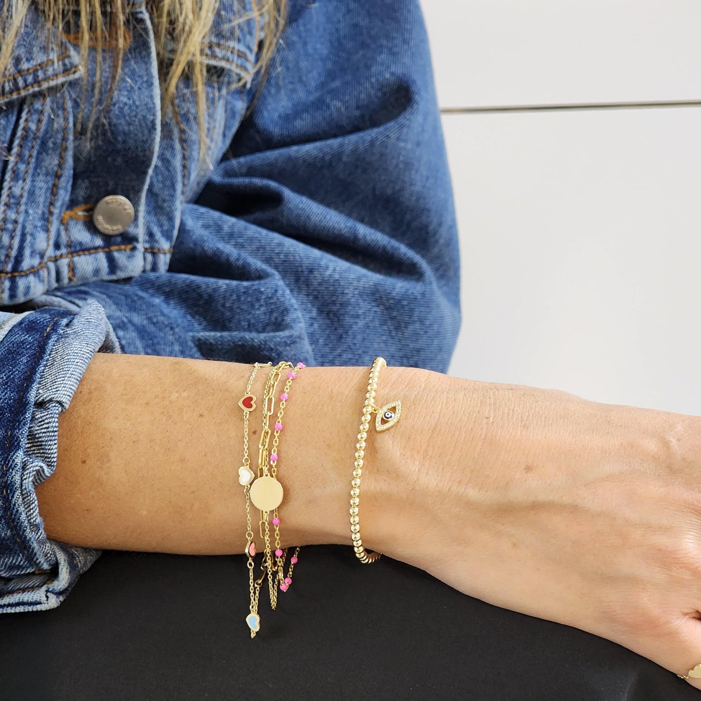 Evil Eye Bracelet, Beaded Bracelet, Protection Bracelet,