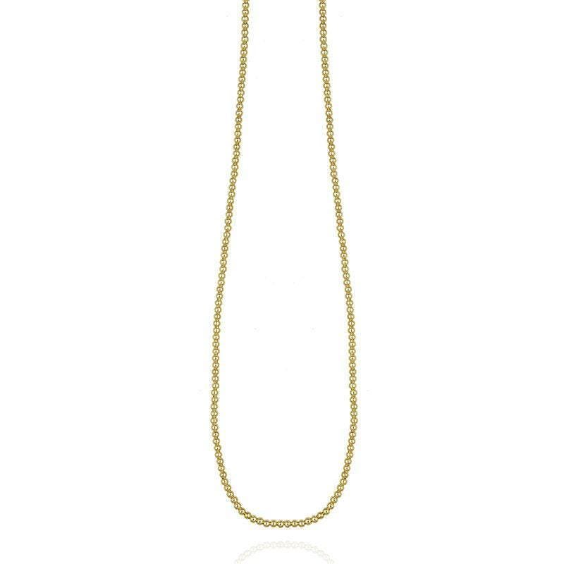 Dainty 2mm Gold Filled Beaded Necklace - Bohemian Layering Chain for Women - Bridesmaid Gift - Tarnish Free