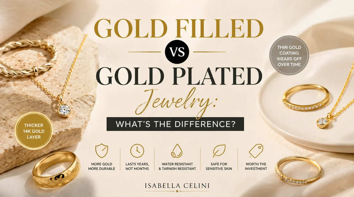 Gold Filled vs Gold Plated Jewelry