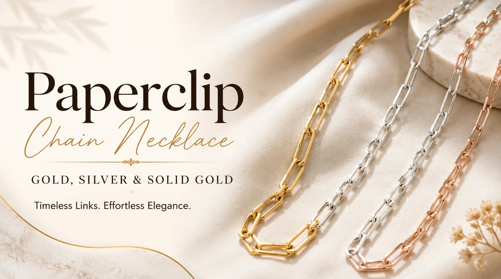 Paperclip Chain Necklace