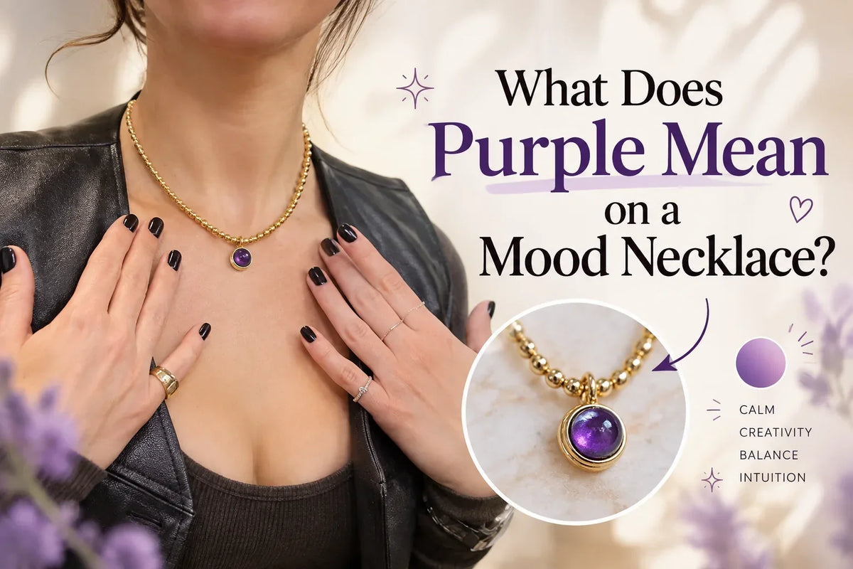 What Does Purple Mean on a Mood Necklace