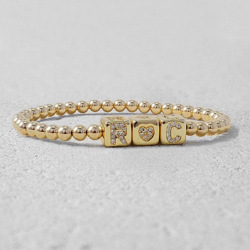 Custom Word Bracelet, Initial Bracelet, Small Wrist Bracelet,
