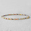 Gold Filled Stacking Bracelet - Non Tarnish Waterproof Glass Beaded Layering Jewelry