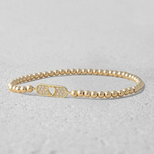 Gold Stack Bracelet, Gold Filled Bracelet, Bar Bracelet,