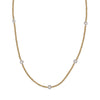 14kt Gold Filled Freshwater Pearl Station Necklace