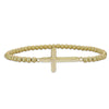 Gold Filled Cross Bracelet - Religious Boho Hippie Jewelry for Women - Tarnish Free