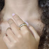 Gold Filled Ring, Stretch Ring, Bohemian Ring,