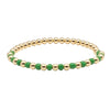 Colorful Stackable Gold Filled Beaded Bracelet - Waterproof Womens Jewelry