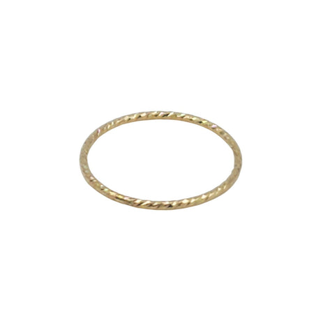Disc Gold Filled Ring