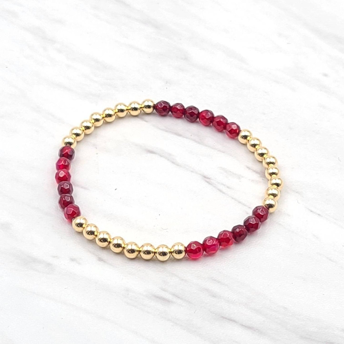Gold Stack Bracelet, Boho Wrap Bracelet, Beaded Bracelet,