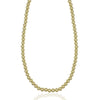 Dainty Gold Filled Layering Necklace 5mm Beaded Bohemian Bridesmaid Gift - Perfect for Women - Tarnish Free