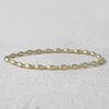 Gold Filled Stacking Bracelet - Non Tarnish Waterproof Glass Beaded Layering Jewelry