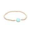 Gold Filled Emoji Smiley Face Stacking Bracelet - Enamel Colors Available