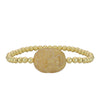 Buddhist GOLD FILLED Ball BRACELET – Women Non Tarnish Spiritual Small Wrist Beaded Bracelet