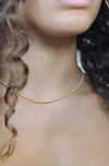Dainty 2mm Gold Filled Beaded Necklace - Bohemian Layering Chain for Women - Bridesmaid Gift - Tarnish Free