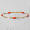 Gold Stack Bracelet, Gold Filled Bracelet, Coral Bracelet Women,