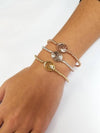 Israel Bracelet, Gold Filled Bracelet, Jewish Bracelet,