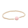 Gold Filled Emoji Smiley Face Stacking Bracelet - Enamel Colors Available