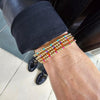 Colorful Bead Bracelet, Gold filled Bracelet, Boho Chic Bracelet