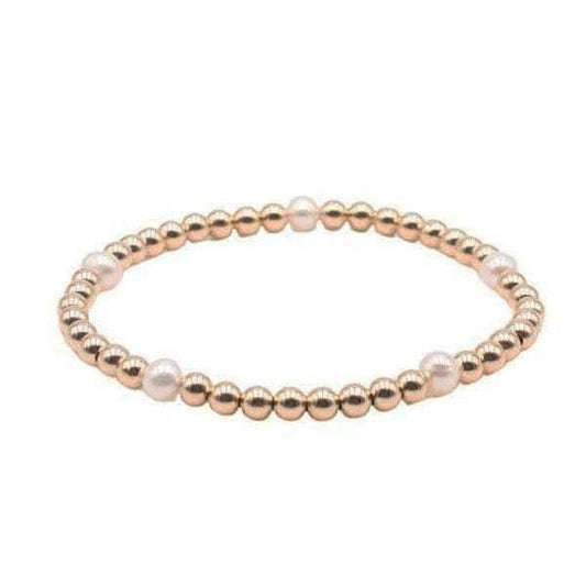 14kt gold filled jewelry, gold filled bracelet, beaded bracelet, tarnish free jewelry, tarnish free bracelet, stackable bracelet, stretch bracelet