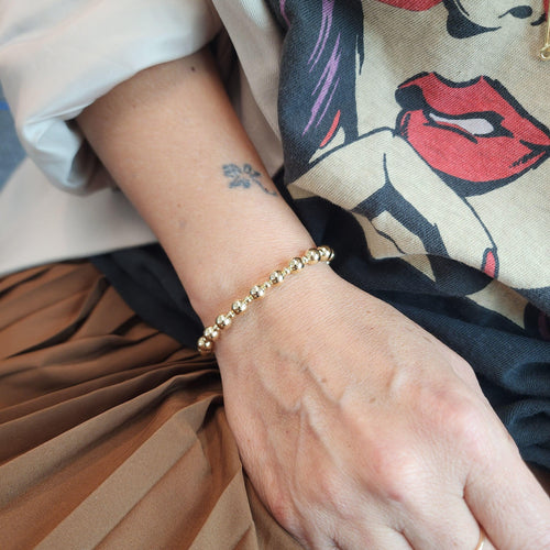 Gold Stack Bracelet, Gold Filled Bracelet, 14k Gold Bracelet,