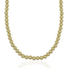 Dainty Gold Filled Layering Necklace 5mm Beaded Bohemian Bridesmaid Gift - Perfect for Women - Tarnish Free