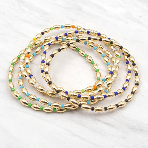 Gold Stack Bracelet, Gold Filled Bracelet, Non Tarnish Bracelet,