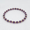 Delicate Gold Filled Stackable Bracelet with Semi Precious Beads - Customizable