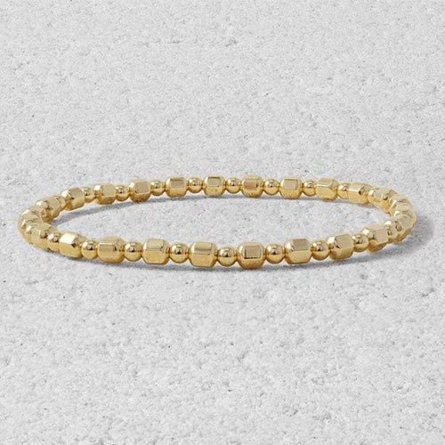 Gold Stack Bracelet, Boho Bracelet, Gold Filled Bracelet,