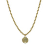 Smiley Face Necklace, Dainty Bead Necklace, Isabella Necklace,