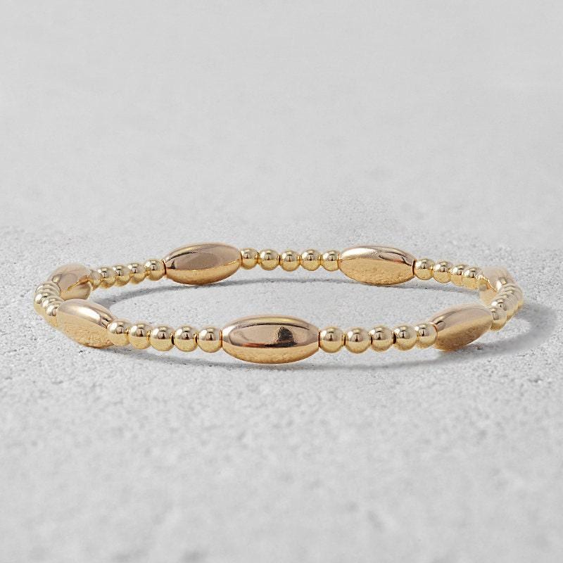 Gold Stack Bracelet, Gold Filled Bracelet, Meaningful Bracelet