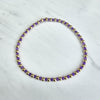14kt Gold Filled and Colorful Beads Bracelet - Non Tarnish Alternating Design with 3mm Gold Filled Bracelet
