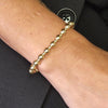 Gold Filled Beaded Stacking Bracelet - 3mm and 6mm Alternating Beads - Handcrafted Jewelry