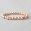 14kt Gold Filled 6mm Beaded Stacking Bracelet for Women - Stretch Fit Tarnish-Free  Waterproof