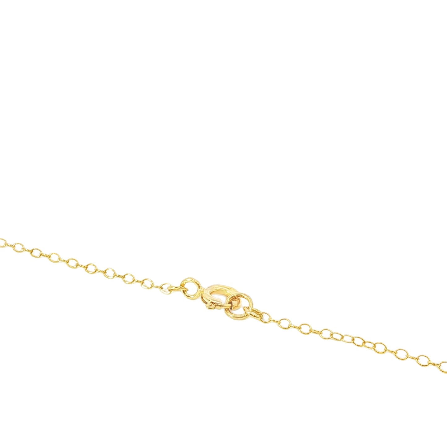 Oval Evil Eye Enamel Pendant Necklace