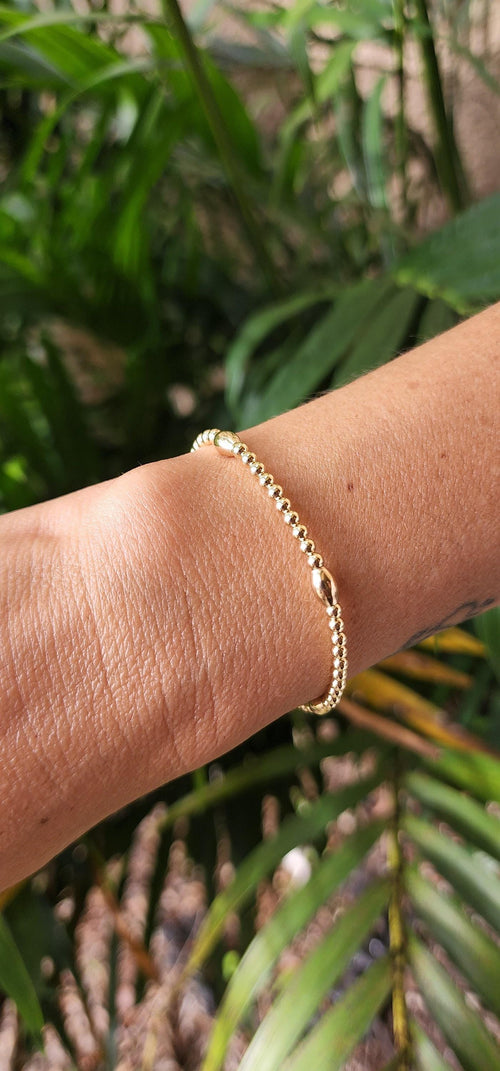 Gold Stack Bracelet, Gold Filled Bracelet, Delicate Bracelet,