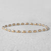Gold Filled Stacking Bracelet - Non Tarnish Waterproof Glass Beaded Layering Jewelry