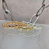 14kt Gold Filled Beaded Layering Bracelet - Tarnish Resistant Womens Everyday Wear - 10mm Flat Stretch