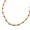 Dainty Gold Filled Beaded Necklace - 2mm and 4mm Alternating Pattern Layering Jewelry - Classy Bridesmaid Gift - Tarnish Free Jewelry