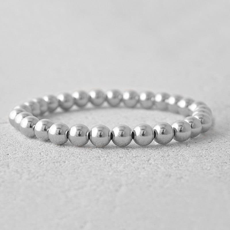 7 mm 14kt Gold Filled Beaded Bracelet – Delicate Women Layering Bracelet - Tarnish Free Jewelry