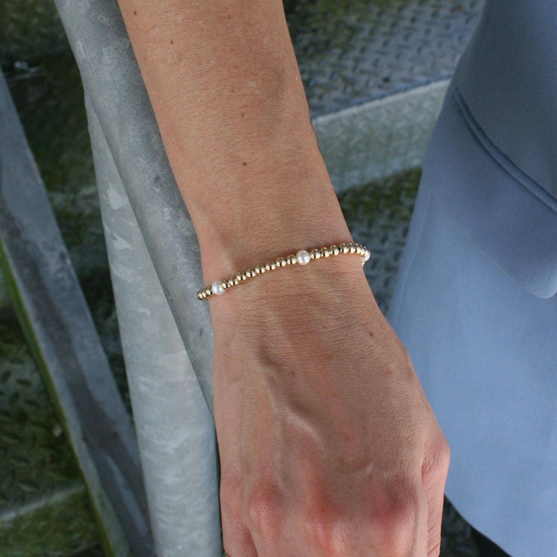 Mama Bracelet, Gold Filled Bracelet, Letter Bracelet,