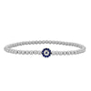 14kt Gold Evil Eye Protection Bracelet - Tarnish-Free Stacking Beaded Jewelry by Isabella Celini