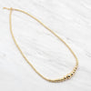 Dainty Gold Filled Beaded Necklace - Boho Graduated Layering Jewelry - Classy Bridemaid Gift - Tarnish Free
