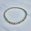 Colorful and Gold Filled Beads Personalized Bracelet Tarnish-Free Handcrafted Jewelry