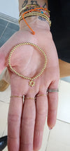 Star of David Gold Filled Bracelet, Isabella Celini, 14kt Gold Filled, Stretch Stacking Bracelet, isabella Celini, Boho Chic, Gift for Women