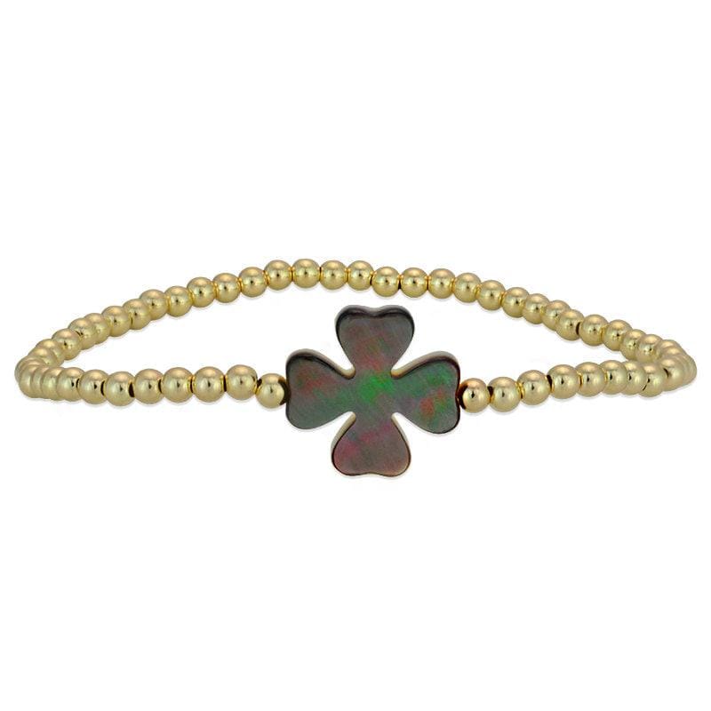 Four Leaf Clover Bracelet, Shamrock Bracelet, Good Luck Bracelet
