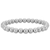 14kt Gold Filled 6mm Beaded Stacking Bracelet for Women - Stretch Fit Tarnish-Free  Waterproof