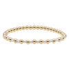 Colorful Stackable Gold Filled Beaded Bracelet - Waterproof Womens Jewelry