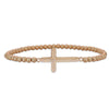 Gold Filled Cross Bracelet - Religious Boho Hippie Jewelry for Women - Tarnish Free